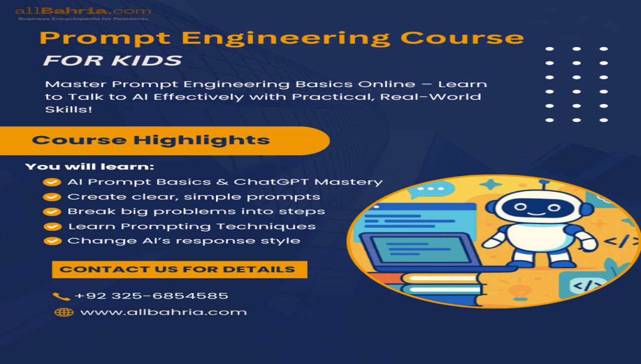 🧠 Unlocking Creativity with AI: Prompt Engineering Online Course for Kids (Ages 6–13)